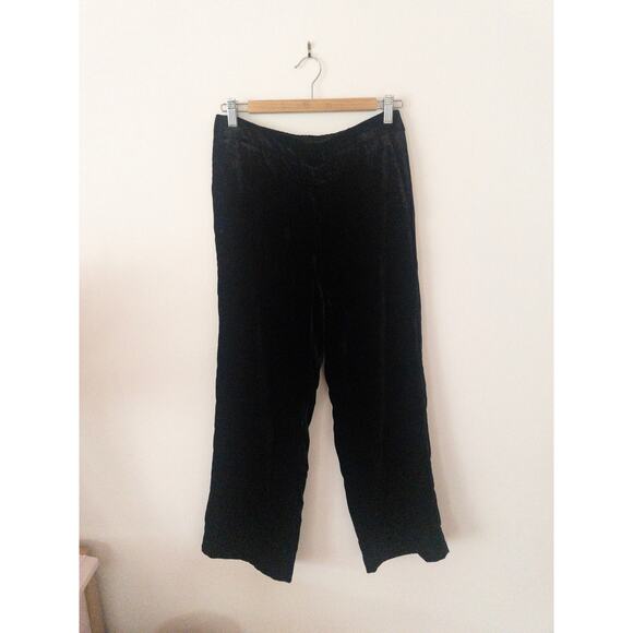 J Crew Pull On Peyton Pant in Black Velvet NEW With Tags Size 6 - Picture 4 of 7